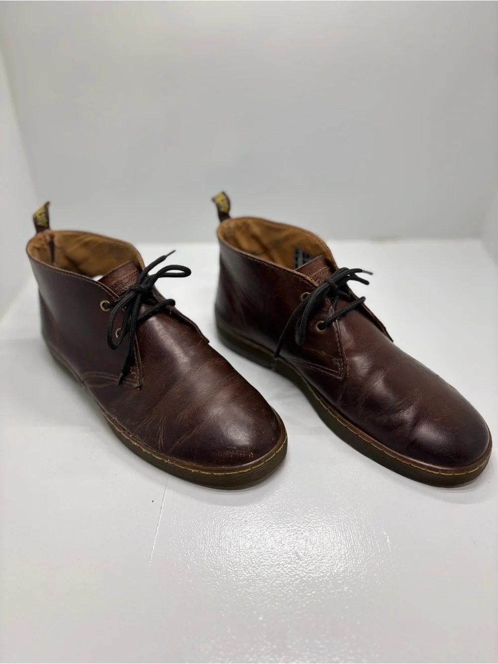 Dr. Martens Cabrillo Brown Leather Chukka Boots Men’s US 11 EU 45 Lace Up Casual